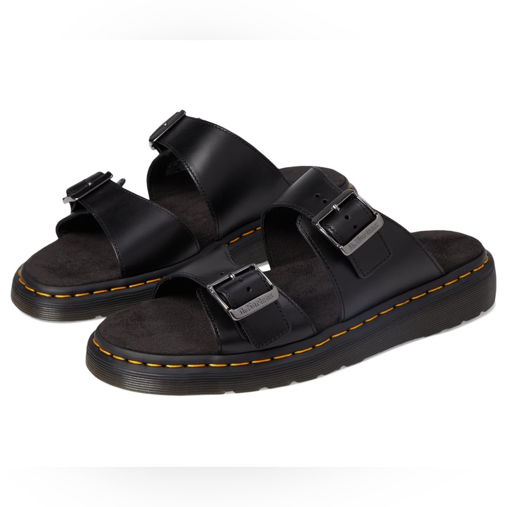 NEW IN BOX DR. MARTENS JOSEF BLACK SANDALS size 7